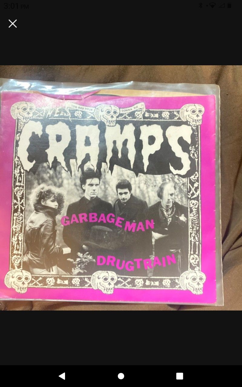 Cramps Garbage Man Vinyl