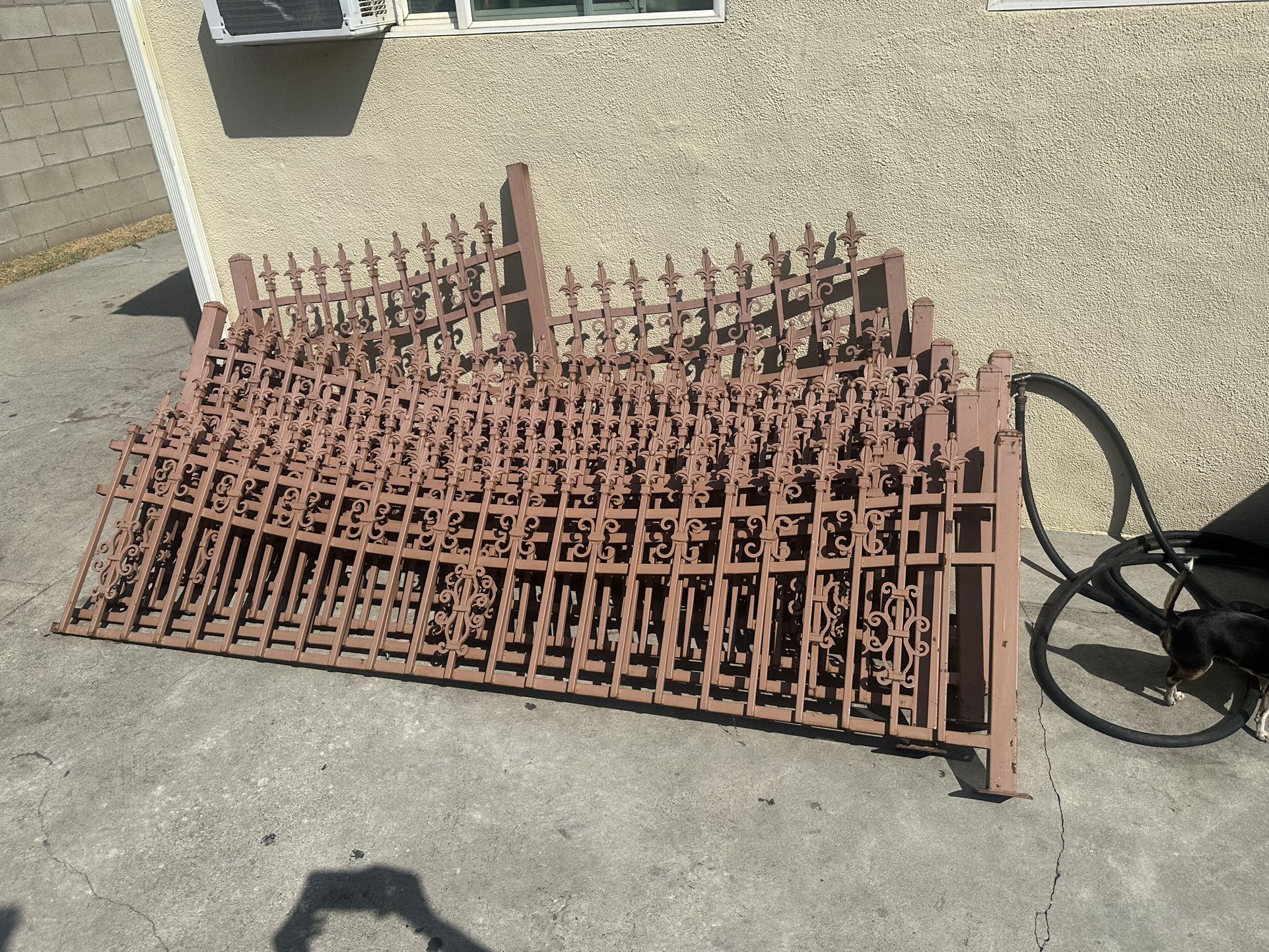 Cast iron Fence 8 Pcs. 