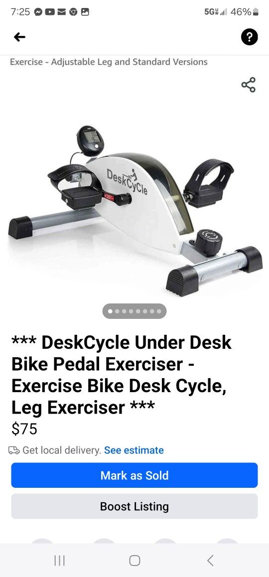 *** UNDER DESK CYCLE BIKE ***