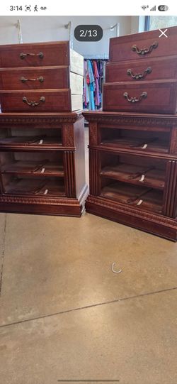 EXTRA LARGE NIGHTSTANDS SET: H:30"D:19"W;30"