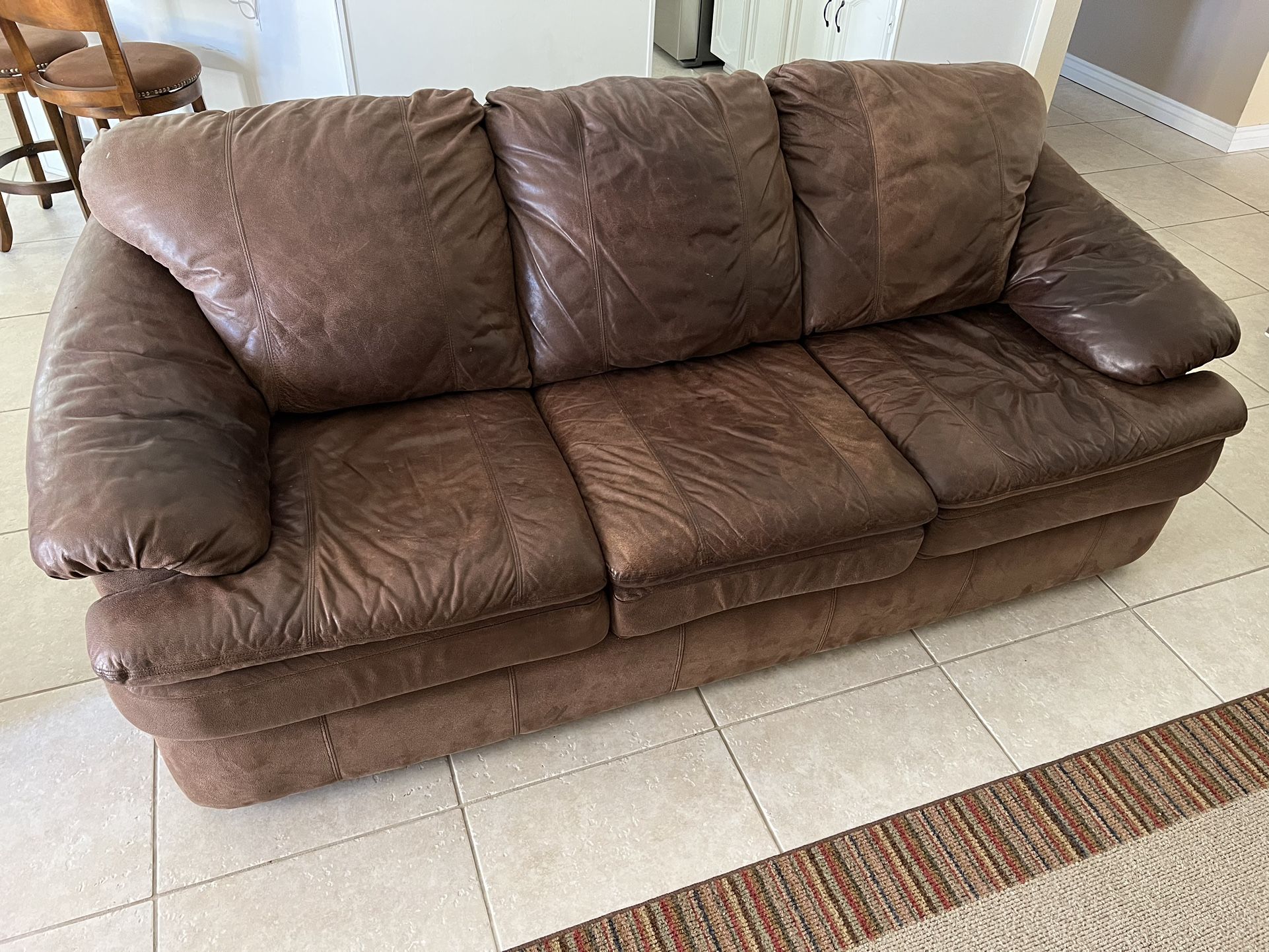 Leather Sofa And Loveseat