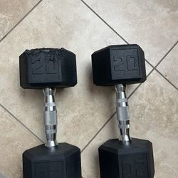 20 Lbs Dumbbells 