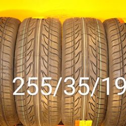 4 New Tires For Sale 255/35/19 We Service Motorcycle Tires