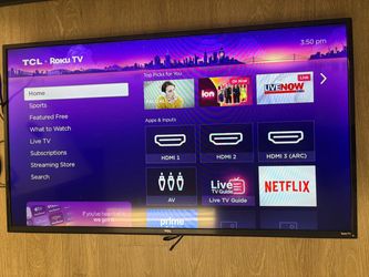 TCL 40” Smart Roku TV – Model 40S355