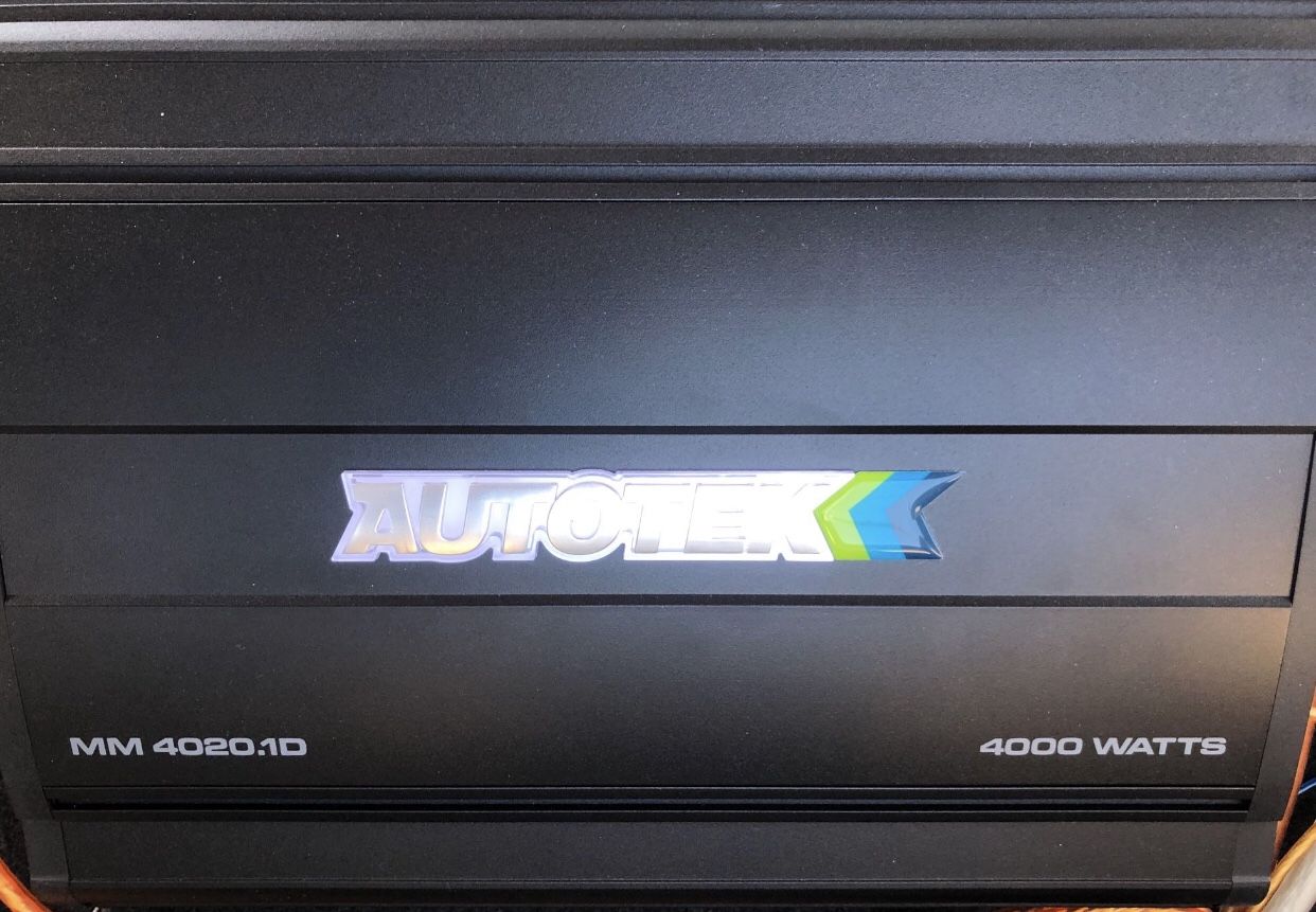 Audiotek Mm4020.1d 4000watt Amplifier