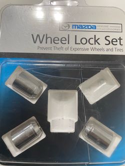 mazda wheel lock set