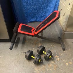 Dumbbell And Bench 