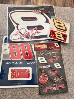 Dale Earnhardt Jr car magnet and reusable stickers