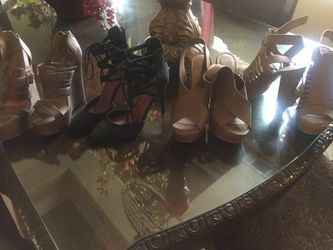 71/2 high heels for 20.00 for all of them