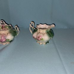 Antique Cream & Sugar 