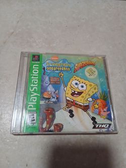 SPONGEBOB SQUAREPANTS  PLAY STATION ONE