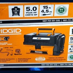 Ridgid NXT 3gal Wet/dry Vacuum