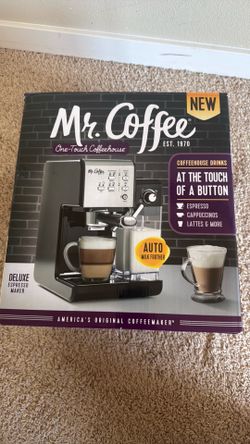 Mr Coffee one Touch coffee house deluxe espresso maker