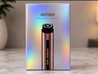 INTEO Microcurrent Facial Device – Red Light, 3 Modes – New