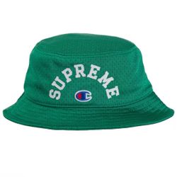 Supreme Champion Mesh Crusher Bucket Hat Green