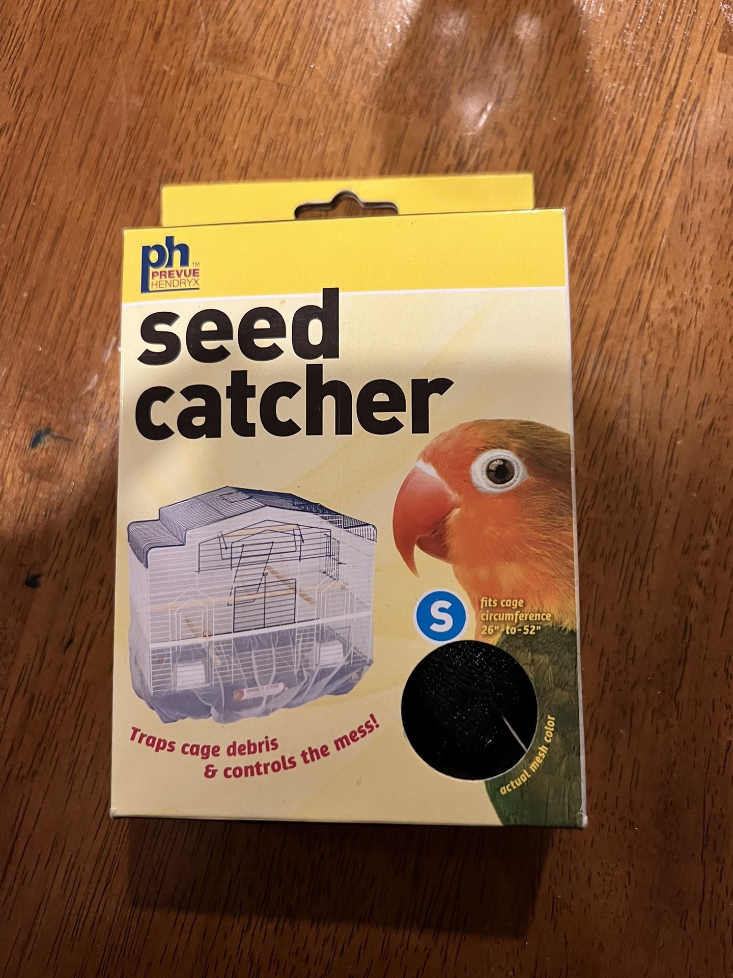 Black Seed Catcher for Small Bird Travel Cage
