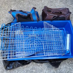 Hamster cage and accessories 
