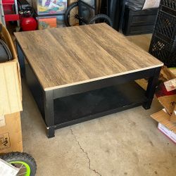 Square coffee table