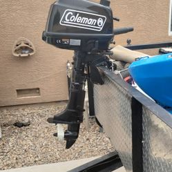 Coleman Outboard Motor 5 HP 4 Stroke