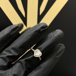14k Heart Ring