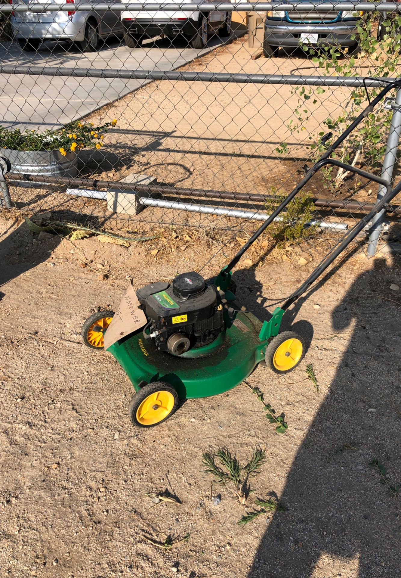 Lawn mower $35 WeedEater brand