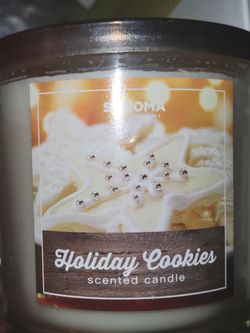 Candle: holiday cookies new