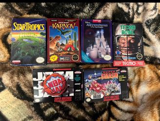 Vintage Video Game Bundle Nintendo ( NES) Super Nintendo (SNES)