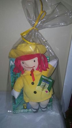 Madeline Doll with book