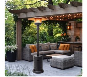 New - Patio Heater, 50,000 BTU, Matte Black