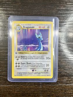 Dragonair - 1st Edition & Shadowless #18 - Pokemon