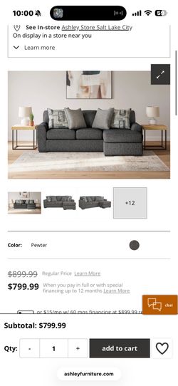 Ashley Gardiner sofa chase