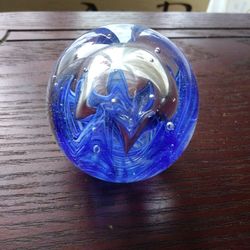 Ocean Blue Waves Paperweight