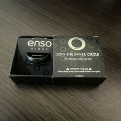 Enso Black Pearl Silicone Ring Size 11 Made In USA