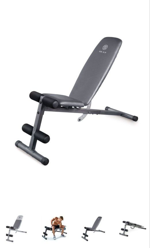 Adjustable Slant Weight Bench. 6 position Weight bench. 