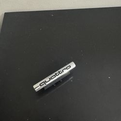 Audi Quattro Grille and Trunk Emblems