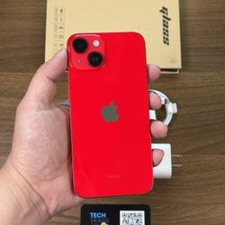 iPhone 14 256Gb Red ❤️ Unlocked Free Case & Screen Protector !