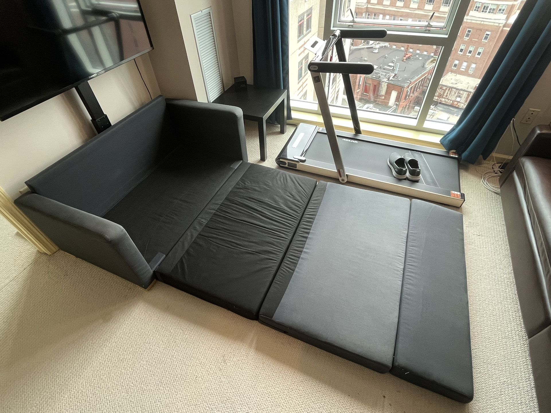 Convertible Sofa With Sleeper Bed