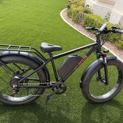 26” TRUE 1000w ELECTRIC E-BIKE ( Fat Tire Snow Mountain bicycle) 