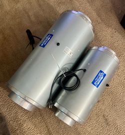 Phresh Hyper Fan Stealth 8 and the Hyper Fan 6 High Performance Inline Acoustic Grow Fans