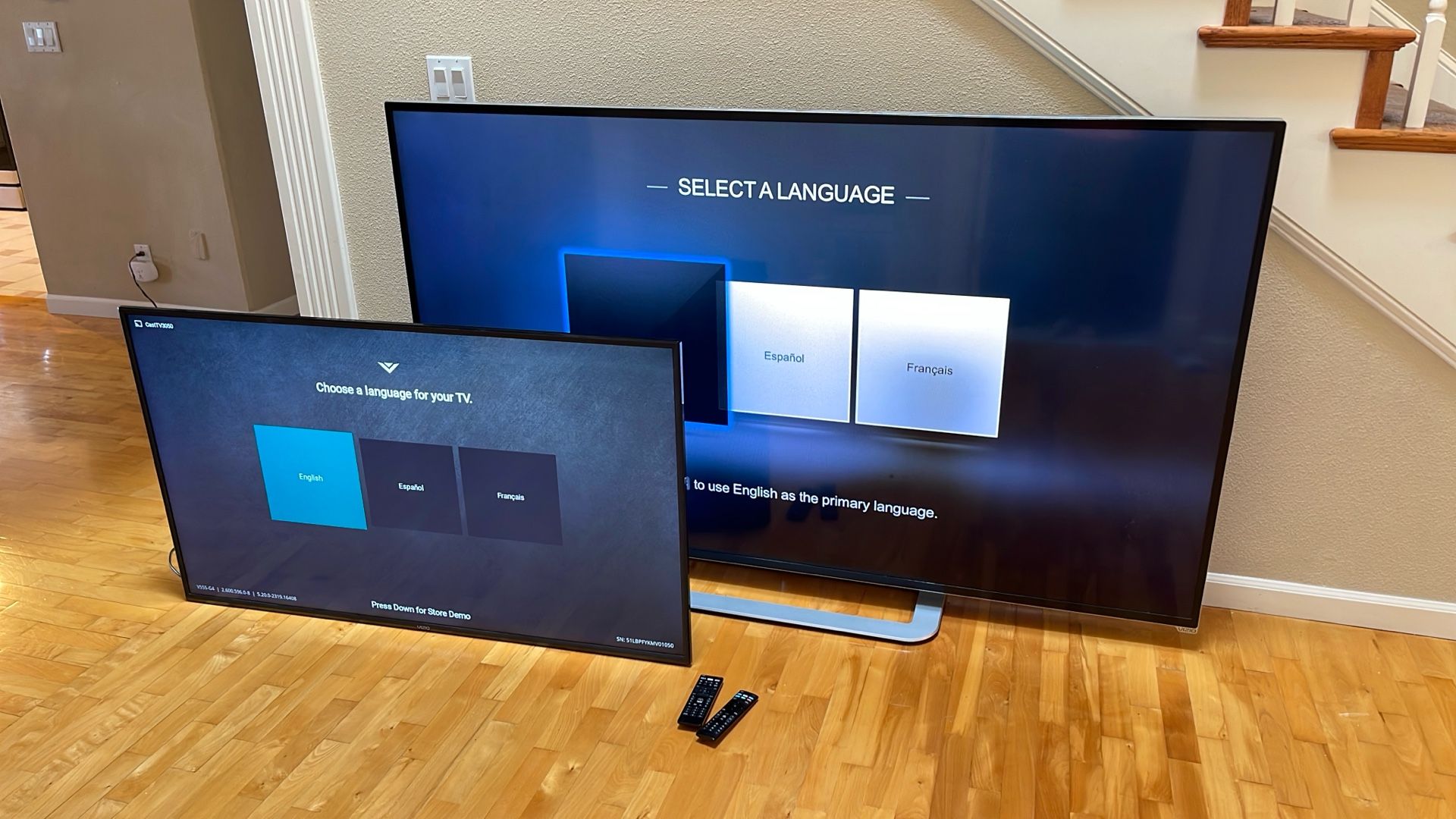 2 TVs Vizio Works!