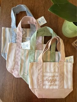 Trader Joe’s STRIPED Mini Totes