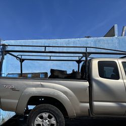 Utility cargo rack for toyota Tacoma long bed raka