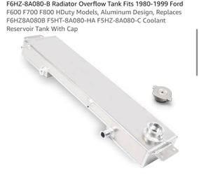 Ford F600/F700/F800 Aluminum Coolant Overflow Tank with Cap