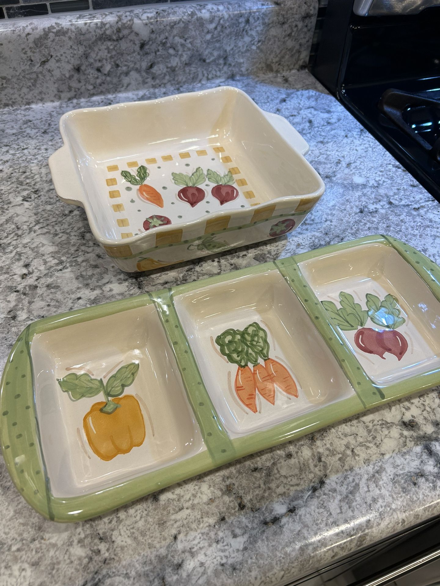 “Mesa International” Ceramic Vegetable Dishes