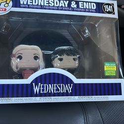 Wednesday and Enid funko pop