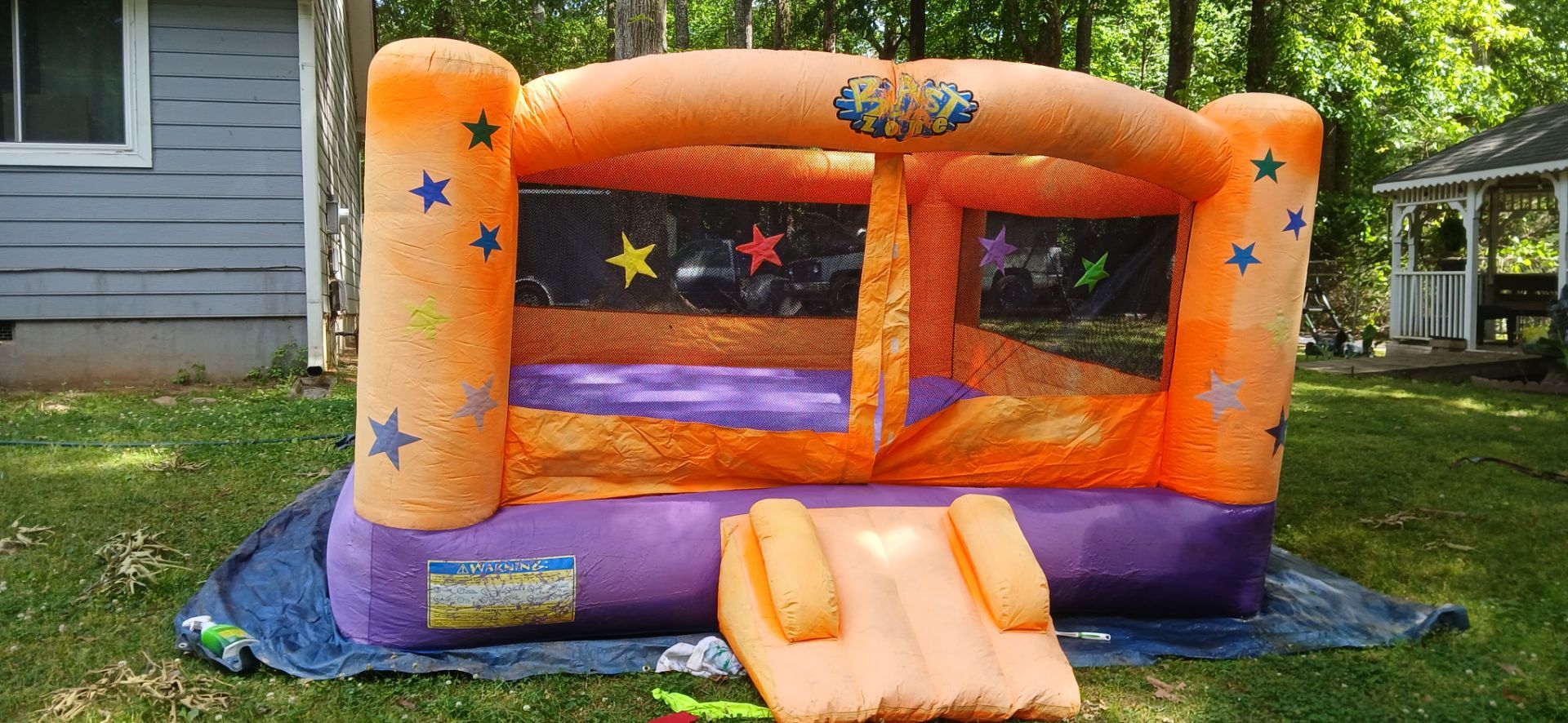 Blast zone inflatable.