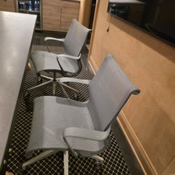 2 GREY Office Chair Very comfortable and In perfect condition. $40 For Both 