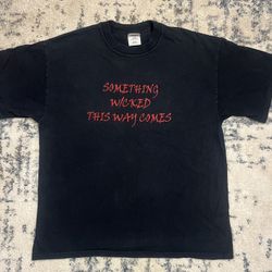 Vintage Y2K Poet Shakespeare  “something Wicked This Way Comes” Size XL 