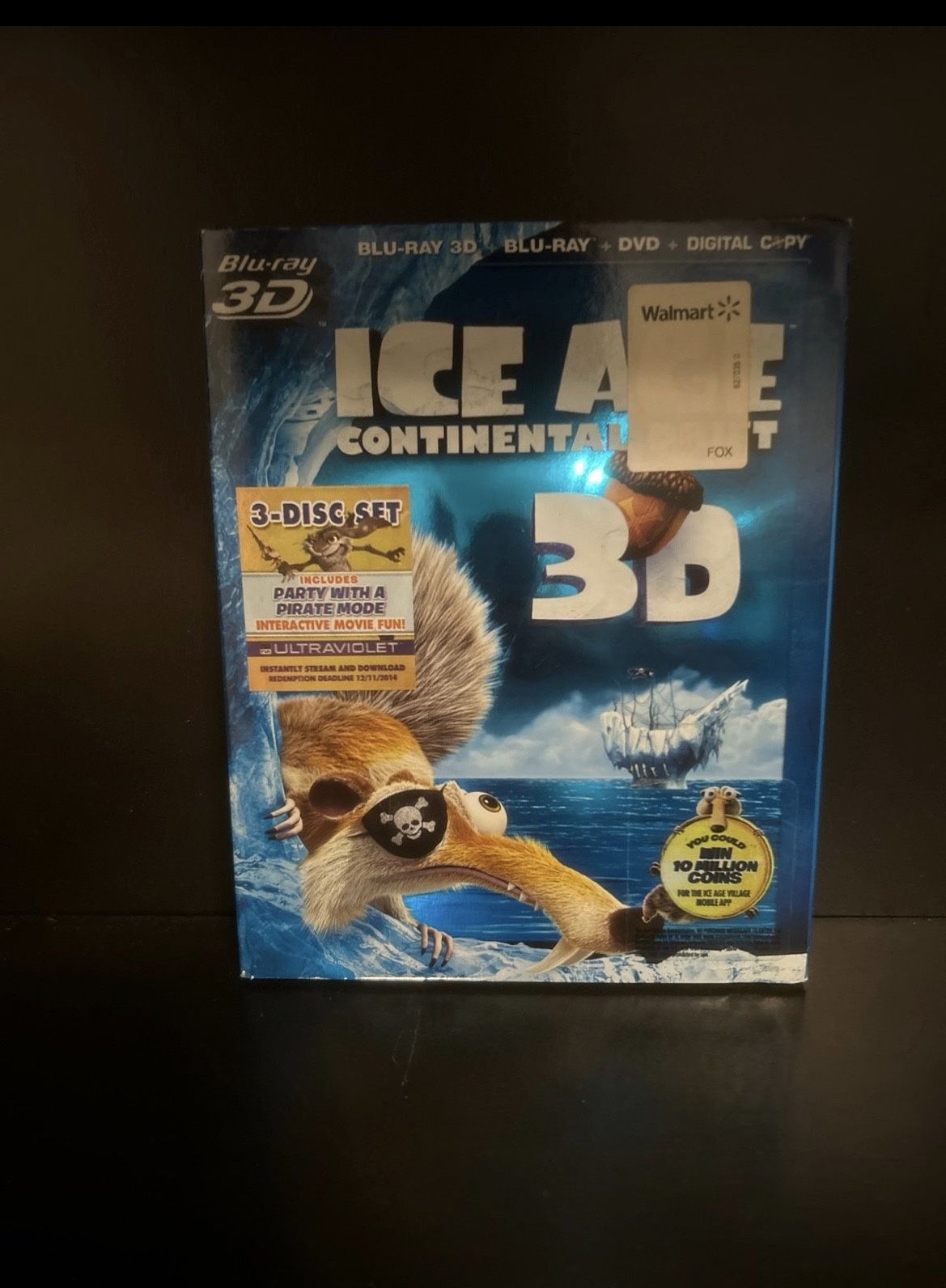 Ice Age Continental Drift 3D Blu Ray Factory Sealed