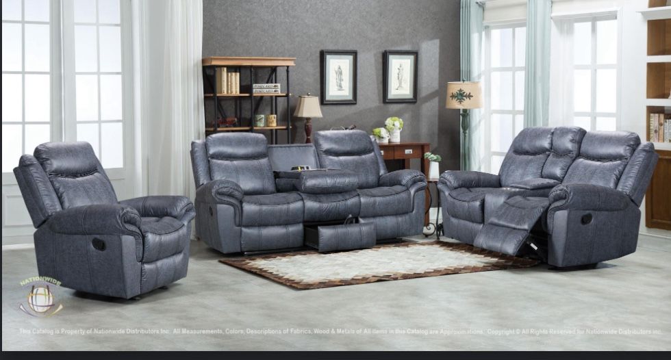 🔥🔥free Rocker Recliner🔥🔥when You Purchase The Sofa And Loveseat